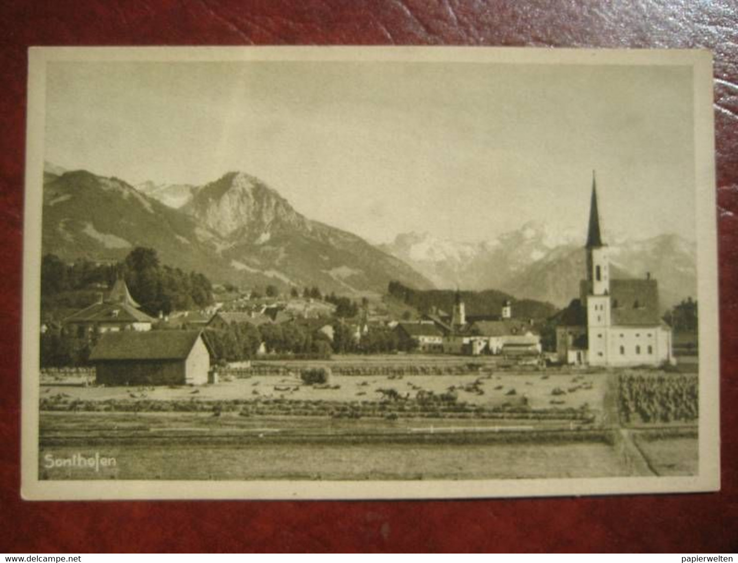 Sonthofen (Oberallgäu) - Heuernte Vor Kirchen - Sonthofen