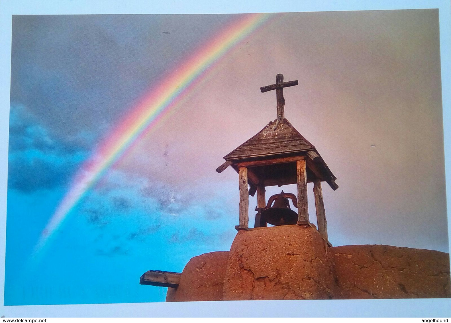 Rainbow Over Penitente Chapel - Santa Fe