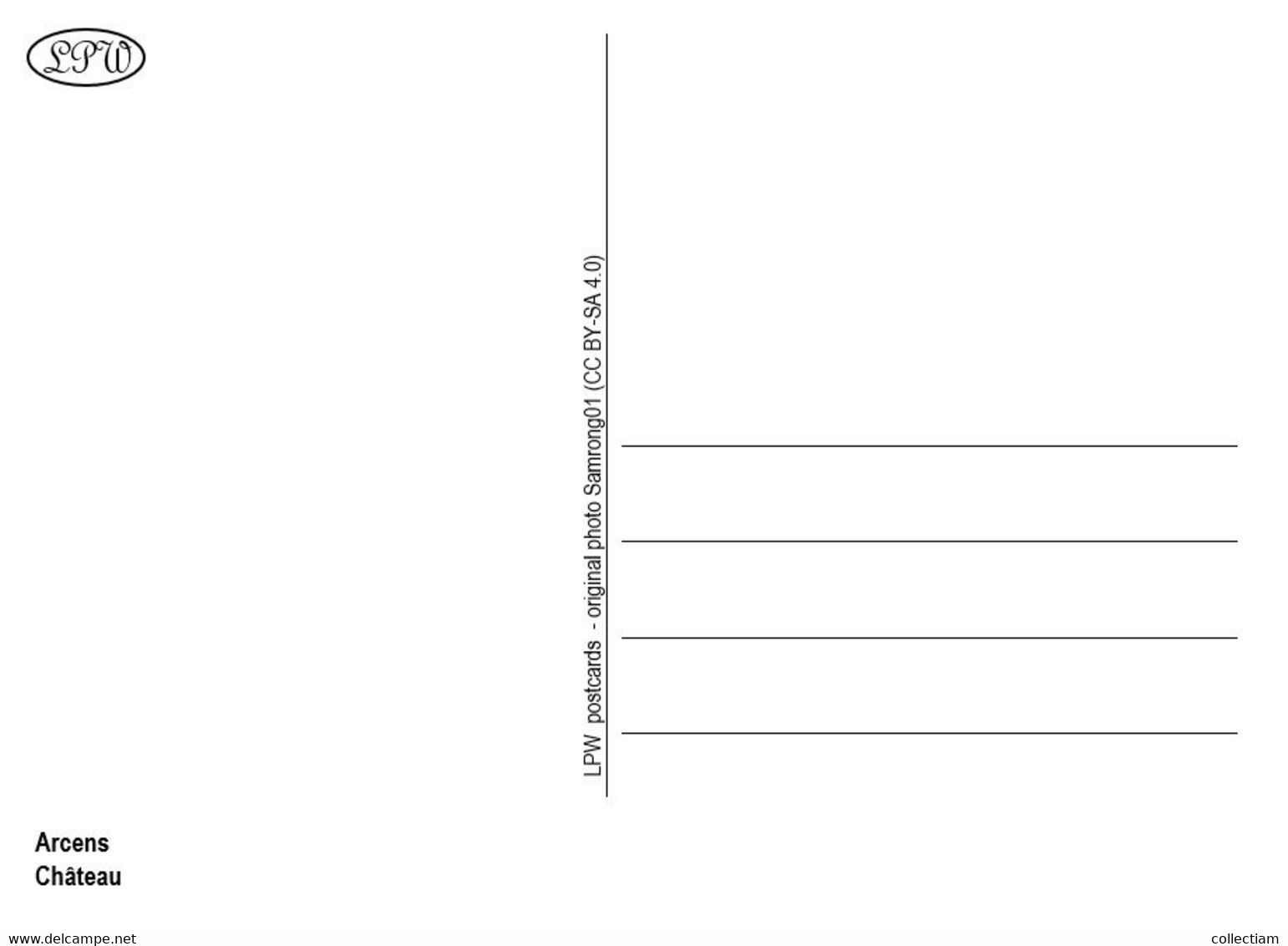 ARCENS - Château - Sonstige & Ohne Zuordnung