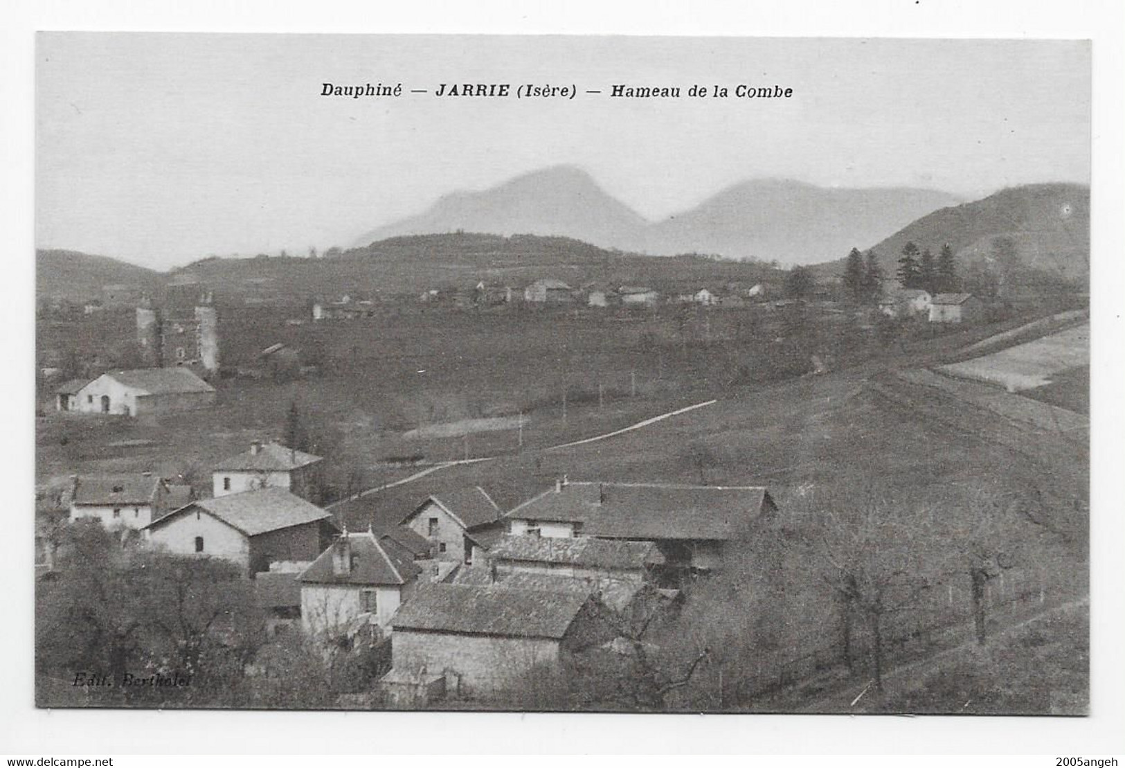 38 Dép.- Dauphiné- Jarrie (Isère) - L'église De La Basse-Jarrie Et Les Charbonnots -   Edit. Bertholet. - Otros & Sin Clasificación