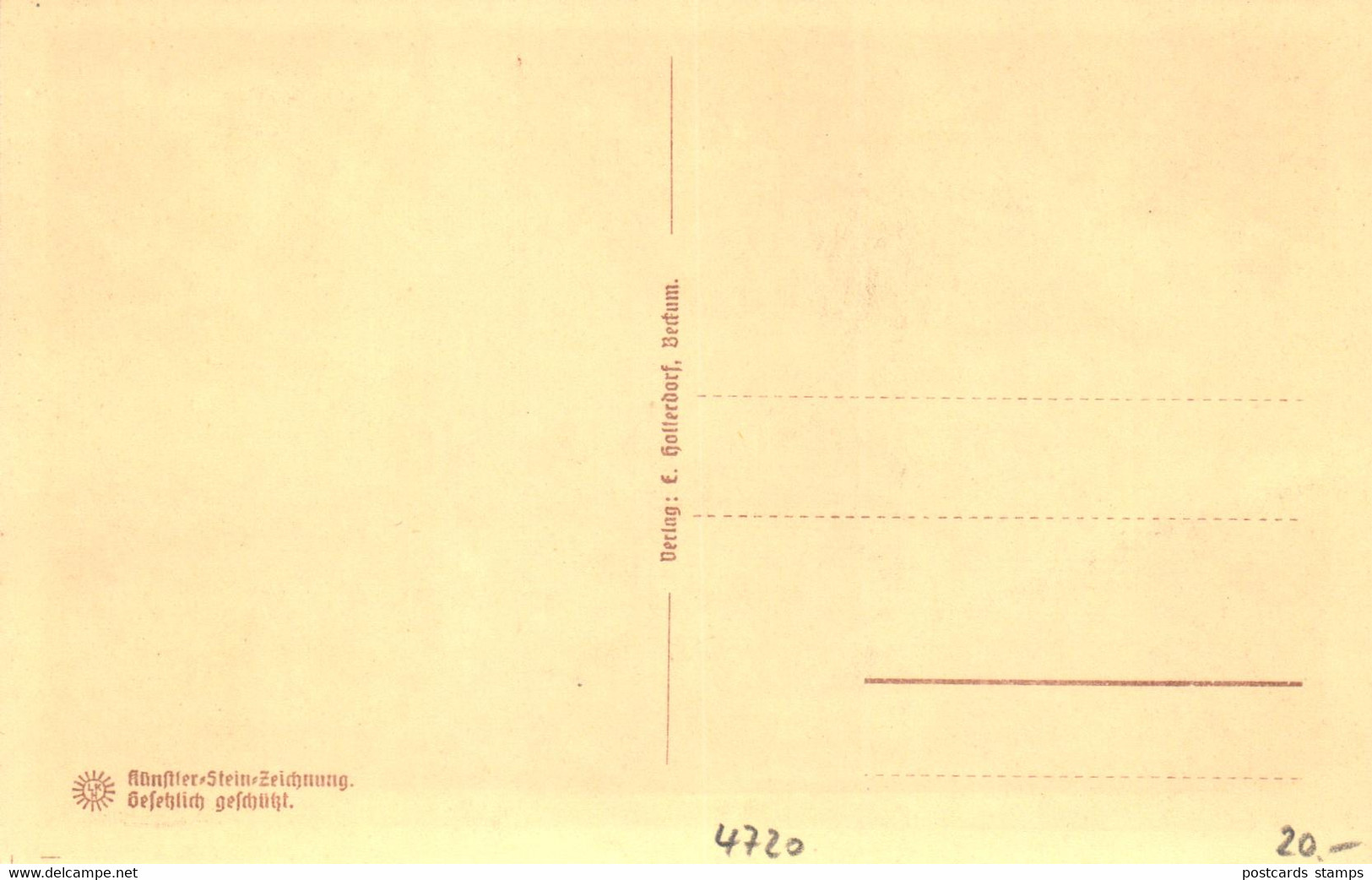 Beckum, Liebfrauenkirche, Steindruck AK, Um 1920 - Beckum