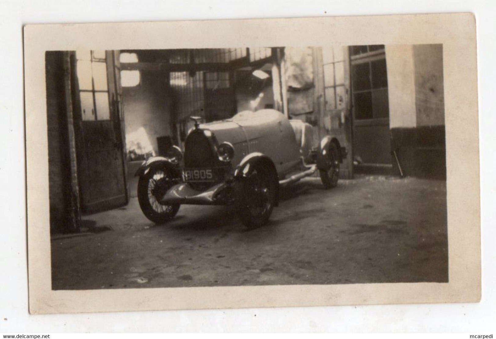 < Automobile Auto Voiture Car >> Photo Originale 7 X 11 DELFOSSE, +/- 1925, Tacot, Voiture De Course Cabriolet - Coches