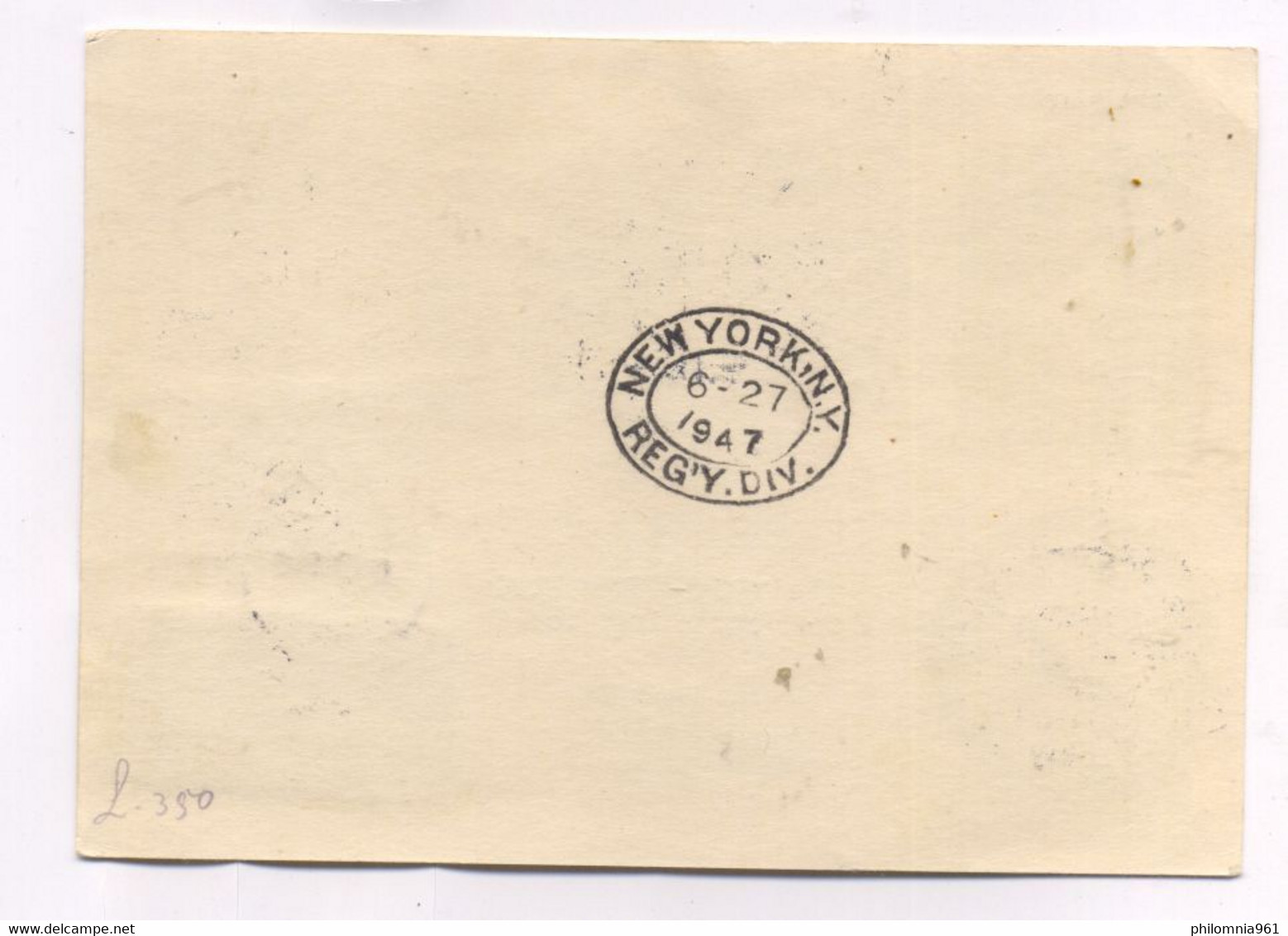 Finland FIRST FLIGHT COVER TO USA 1947 - Storia Postale