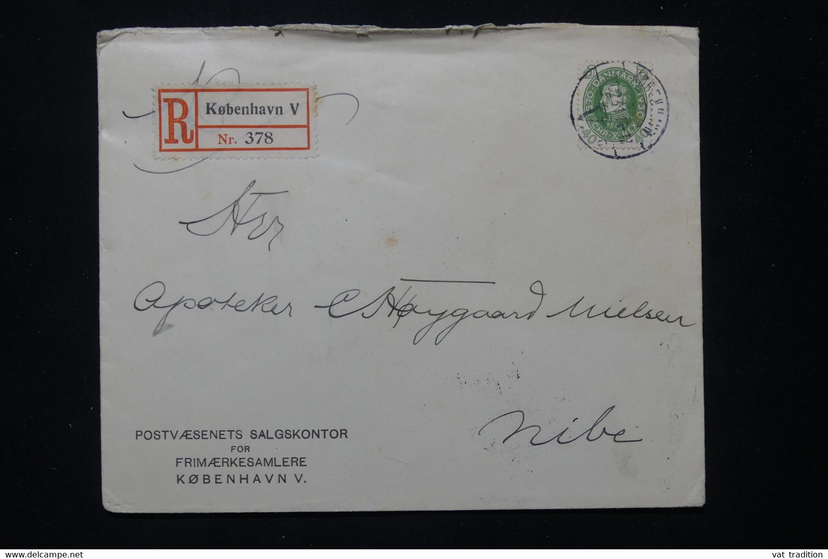 DANEMARK - Enveloppe En Recommandé De Copenhague En 1931 Pour Nibe - L 79758 - Airmail