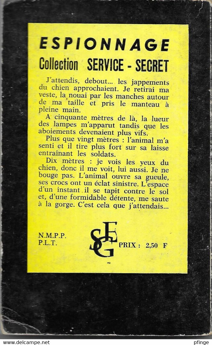 Les Chiens Par Gérard Gervy - Service-secret 3ème Série N°90 - Other & Unclassified