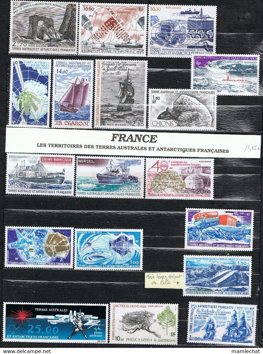 TERRES AUSTRALES ET ANTARCTIQUES FRANCAISES-TIMBRES NEUFS- - Colecciones & Series