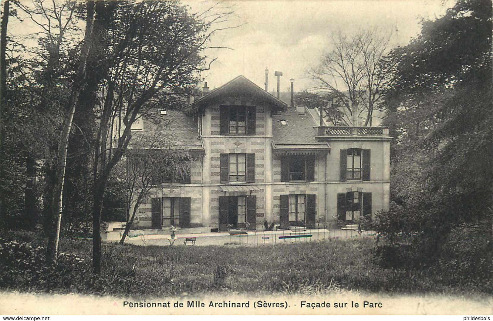 HAUTS DE SEINE  SEVRES  Pensionnat De Melle Archinard - Sevres