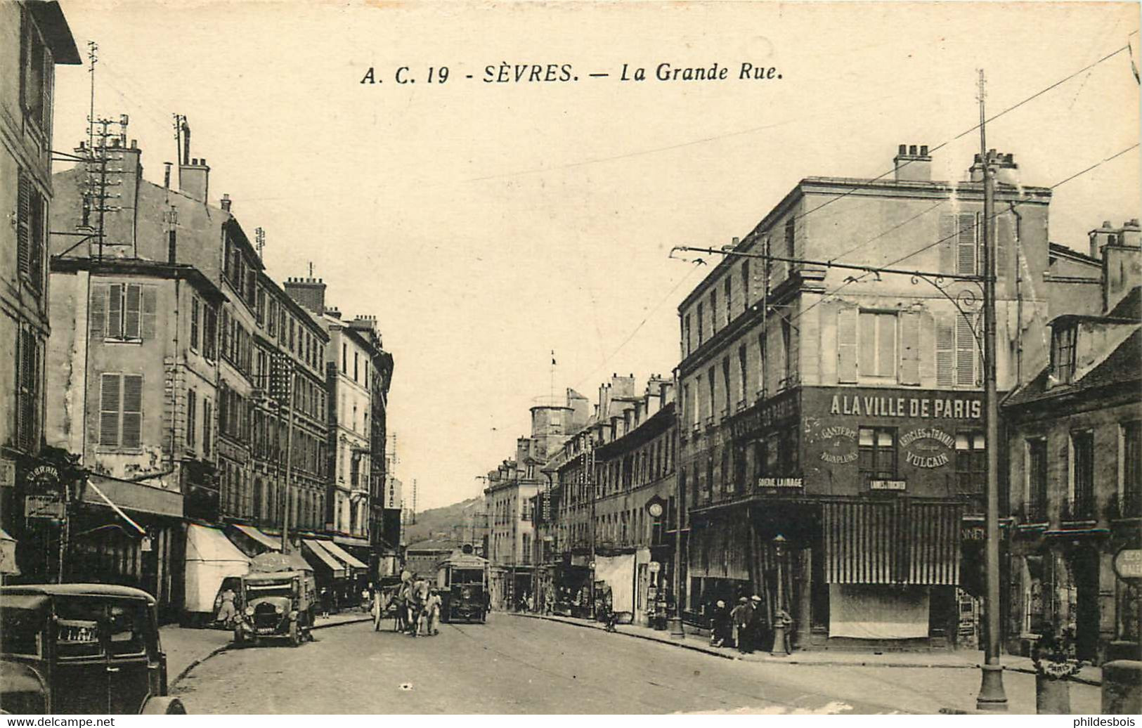 HAUTS DE SEINE  SEVRES  La  Grande Rue - Sevres