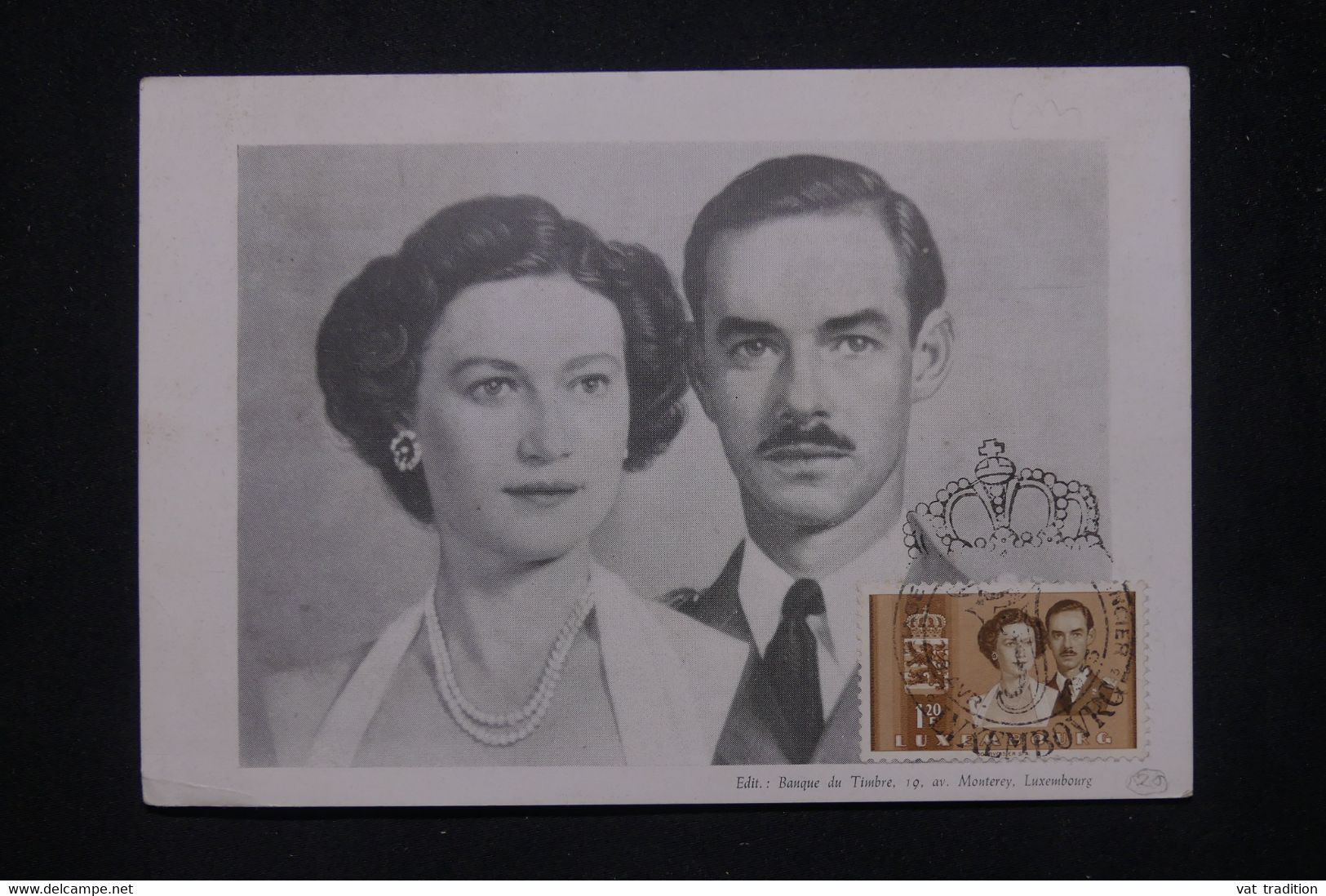 LUXEMBOURG - Carte Maximum - Couple Princier - L 79802 - Cartoline Maximum