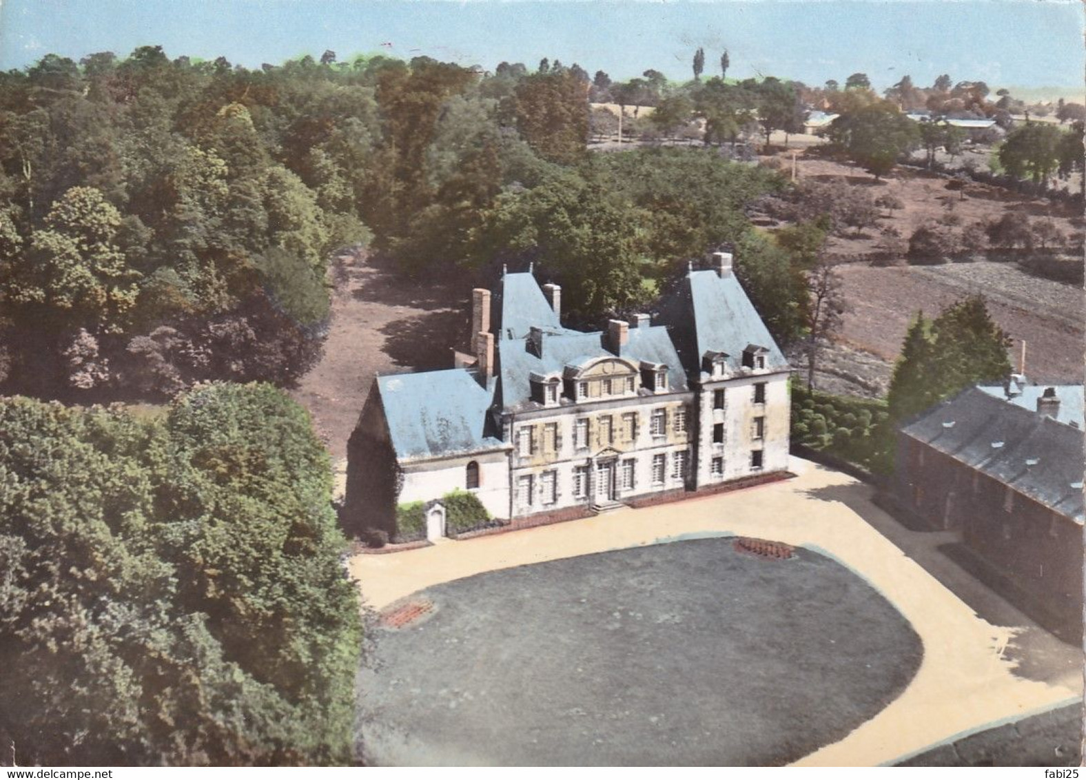 EN AVION AU DESSU DE SAINT GERMAIN SUR ILLE LE CHATEAU - Saint-Germain-sur-Ille