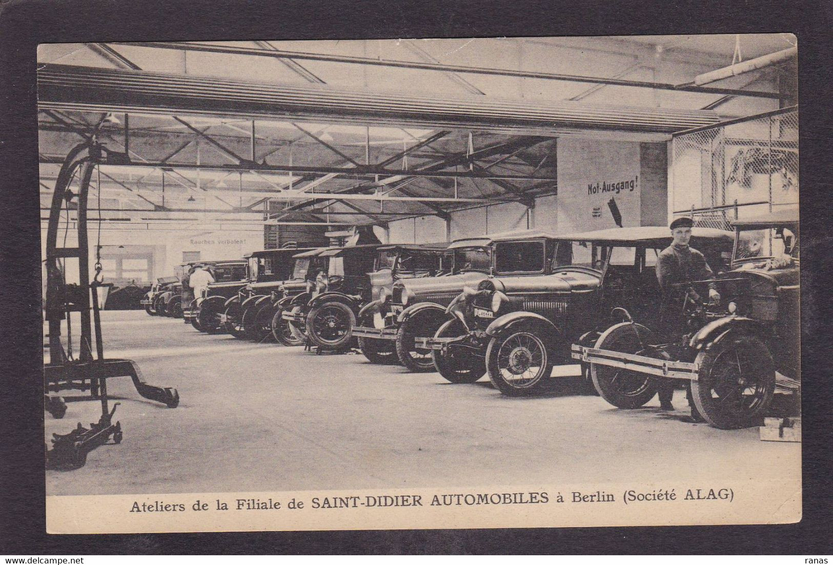 CPA [75] Paris > Arrondissement 16e Voiture Automobile Publicité Saint Didier Non Circulé BERLIN Allemagne - Paris (16)