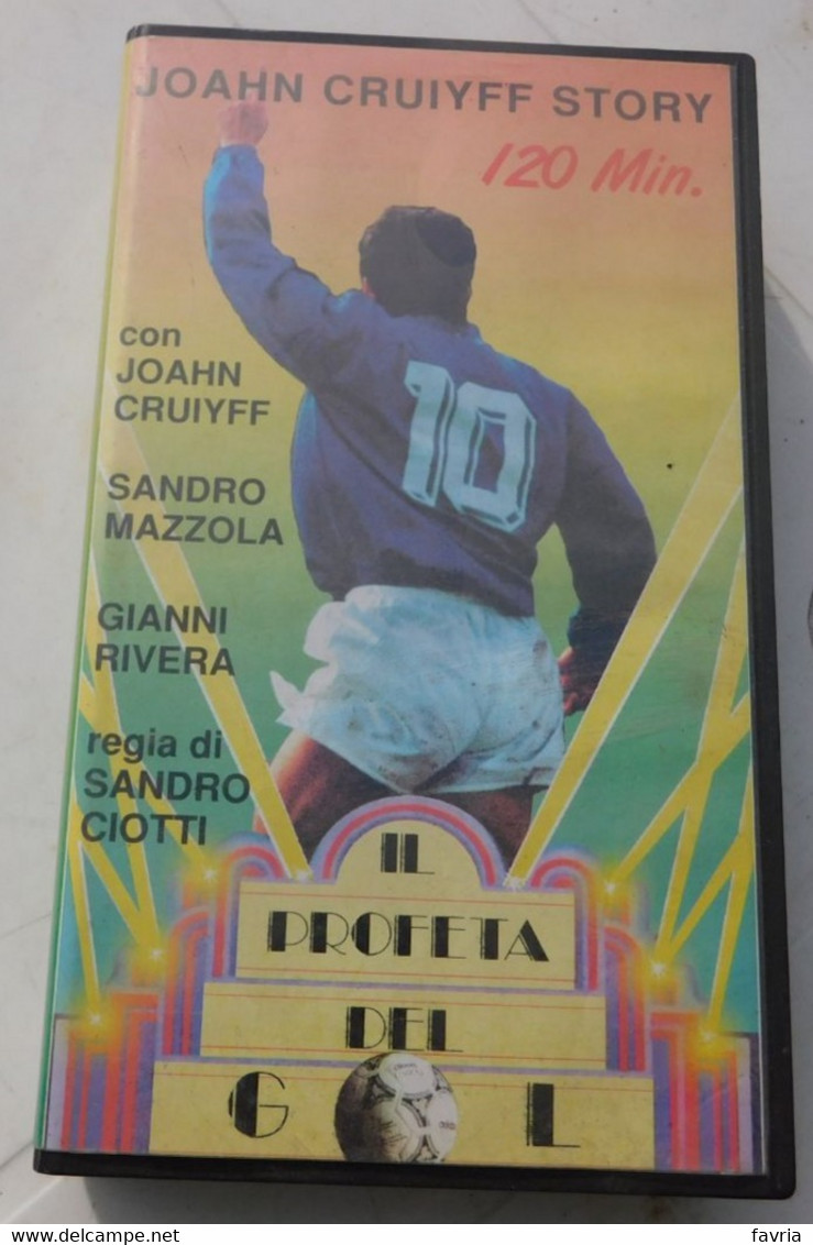 VHS - Joahn Cruiyff Story, Il Profeta Del Gol # Nederland # 120 Minuti # 1976, Prod. Arca # Fuori Catalogo, Rara - Deporte