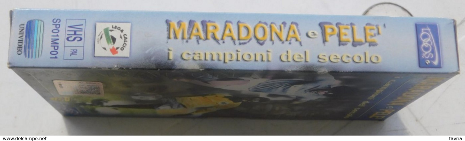 VHS - MARADONA E Pelè # I CAMPIONI DEL SECOLO # Logos, 2001 # 30 Minuti - Napoli - Sports