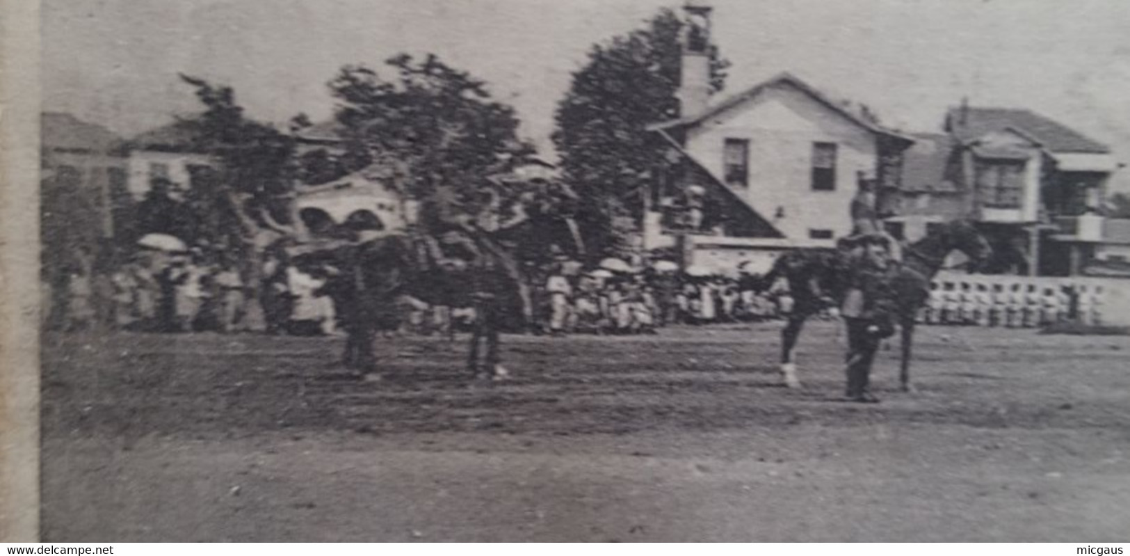 CPA RARE - MERSINE-Vue Du Quartier Hafouz Bachi-5è Régiment Chasseurs D'Afrique 1919 - Regiments