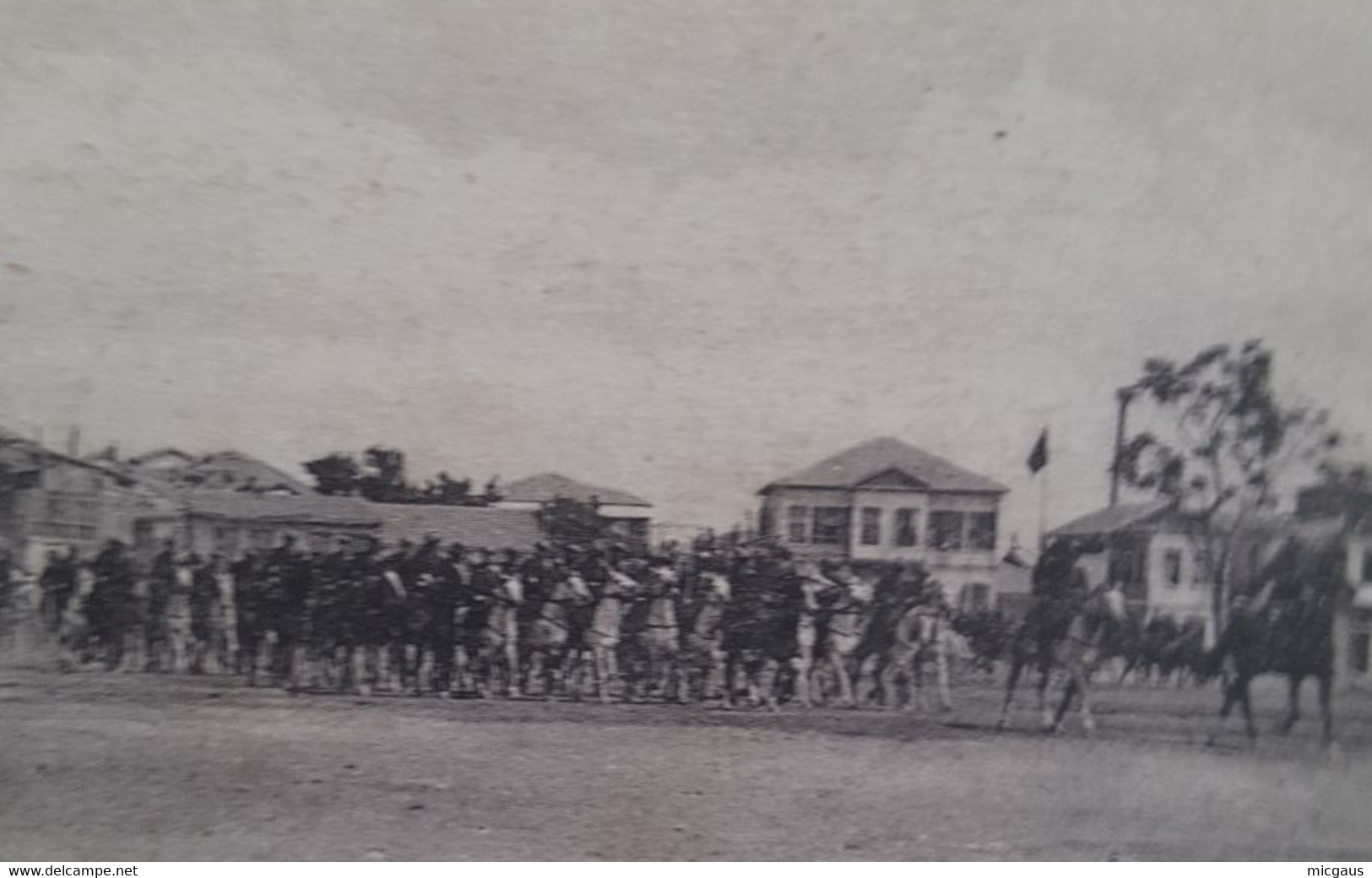 CPA RARE - MERSINE-Vue Du Quartier Hafouz Bachi-5è Régiment Chasseurs D'Afrique 1919 - Regiments