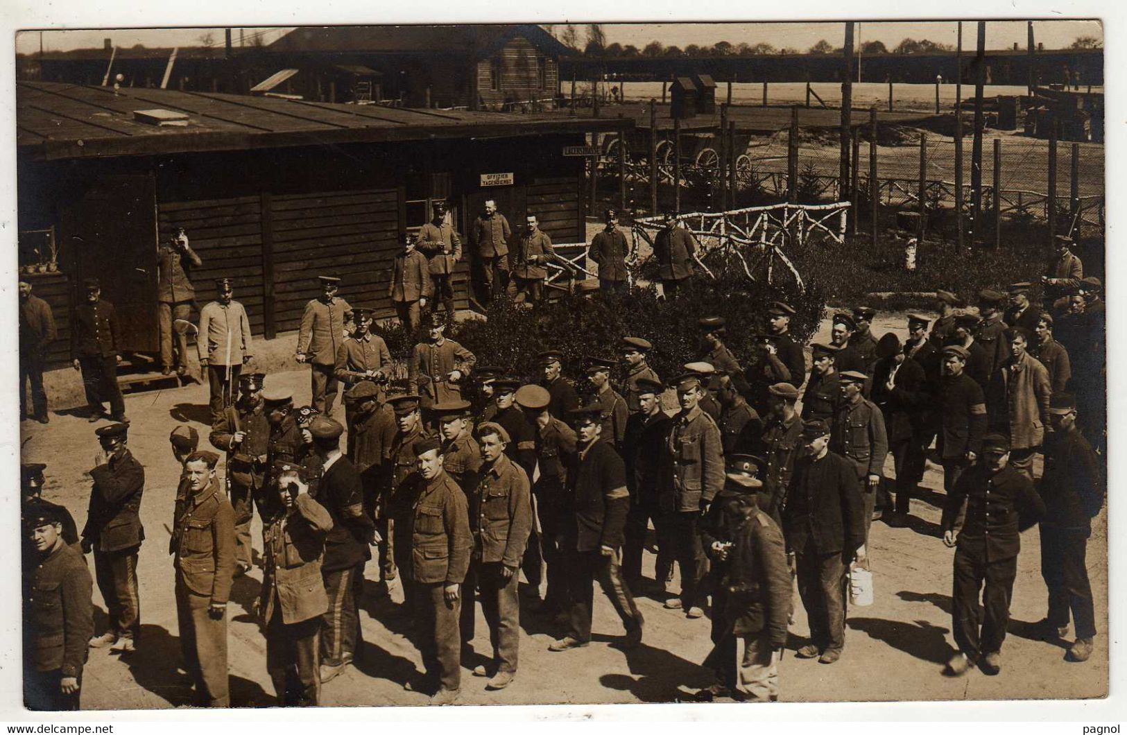 Militaria : Camp De Prisonnier 14-18 : Gefangenen.Lager 2 Münster : ( Carte Photo) - Altri & Non Classificati