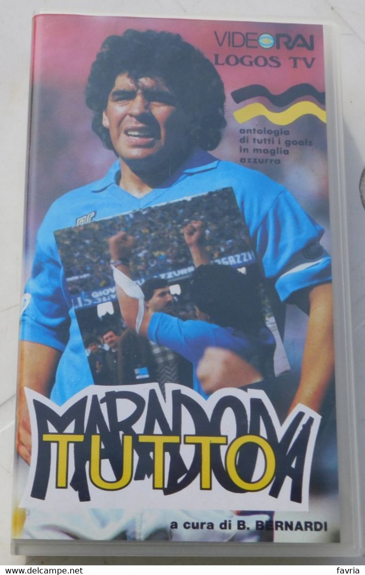 VHS - TUTTO MARADONA ( Napoli) # A Cura Di B. Bernardi  # LOGOS TV 1992 # - Deporte