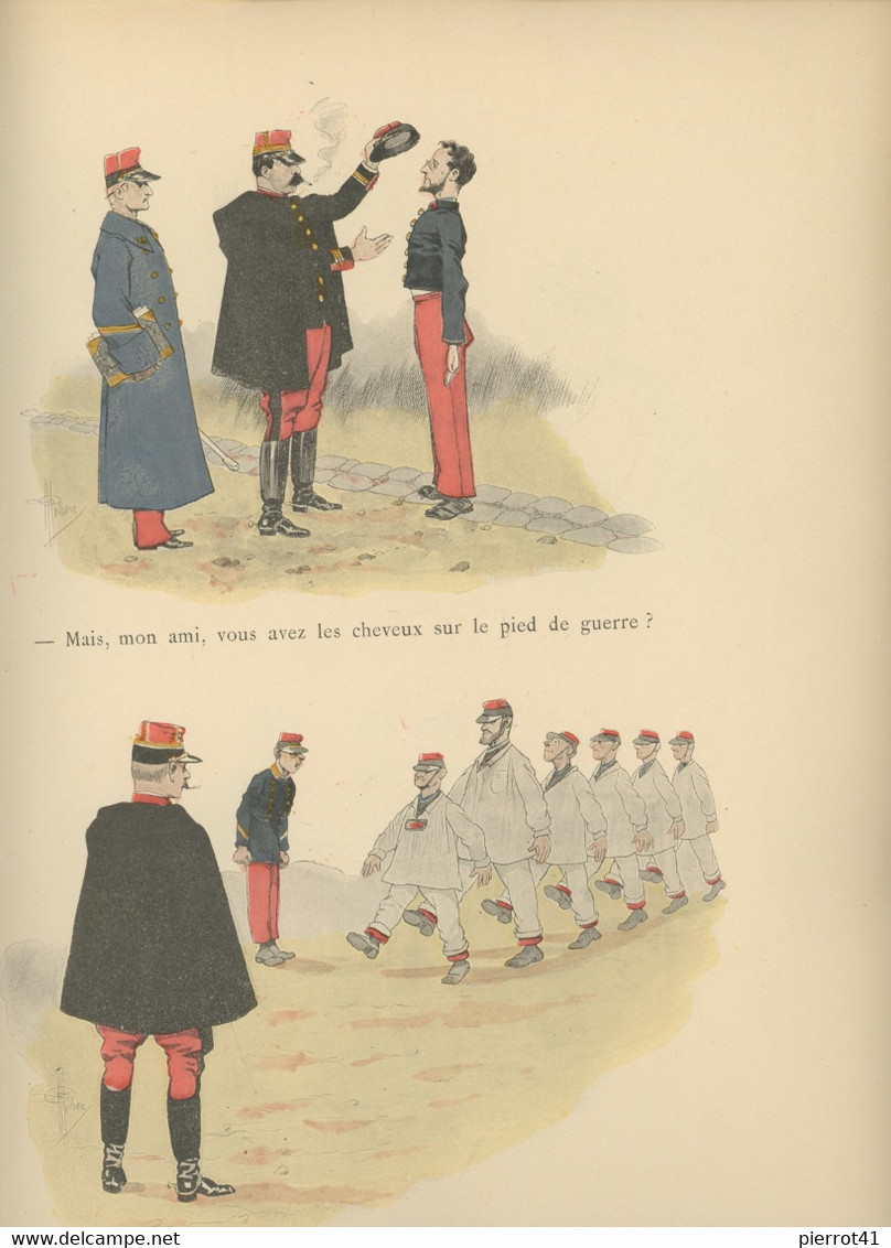 MILITARIA - LIVRES - Illustrateur GUILLAUME - Album Militaire Avec Gravures "MES CAMPAGNES " - Sonstige & Ohne Zuordnung