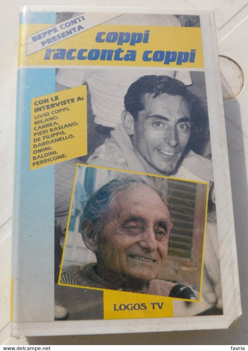 VHS - COPPI RACCONTA COPPI # Ciclismo # Logos TV, 1988 , Di Beppe Conti , Mai Aperta, Ancora Nel Celophan Originale - Deporte