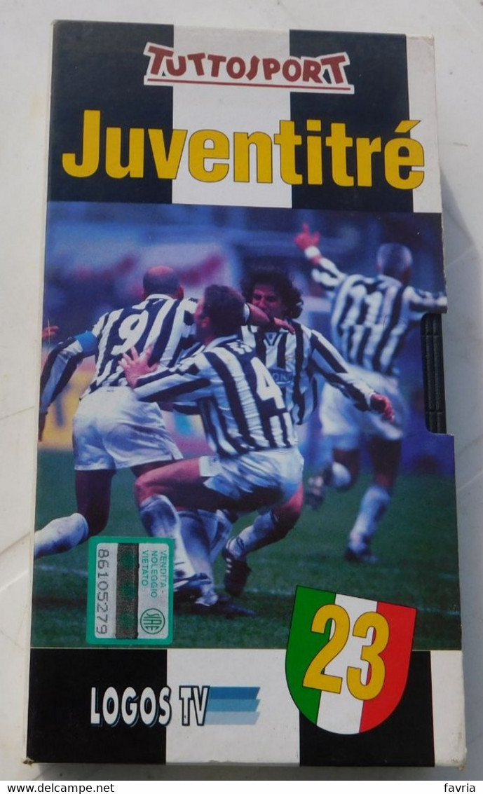 VHS - Juventitrè 23 Scudetto Juventus # Logos, Tuttosport 1995 - Sport