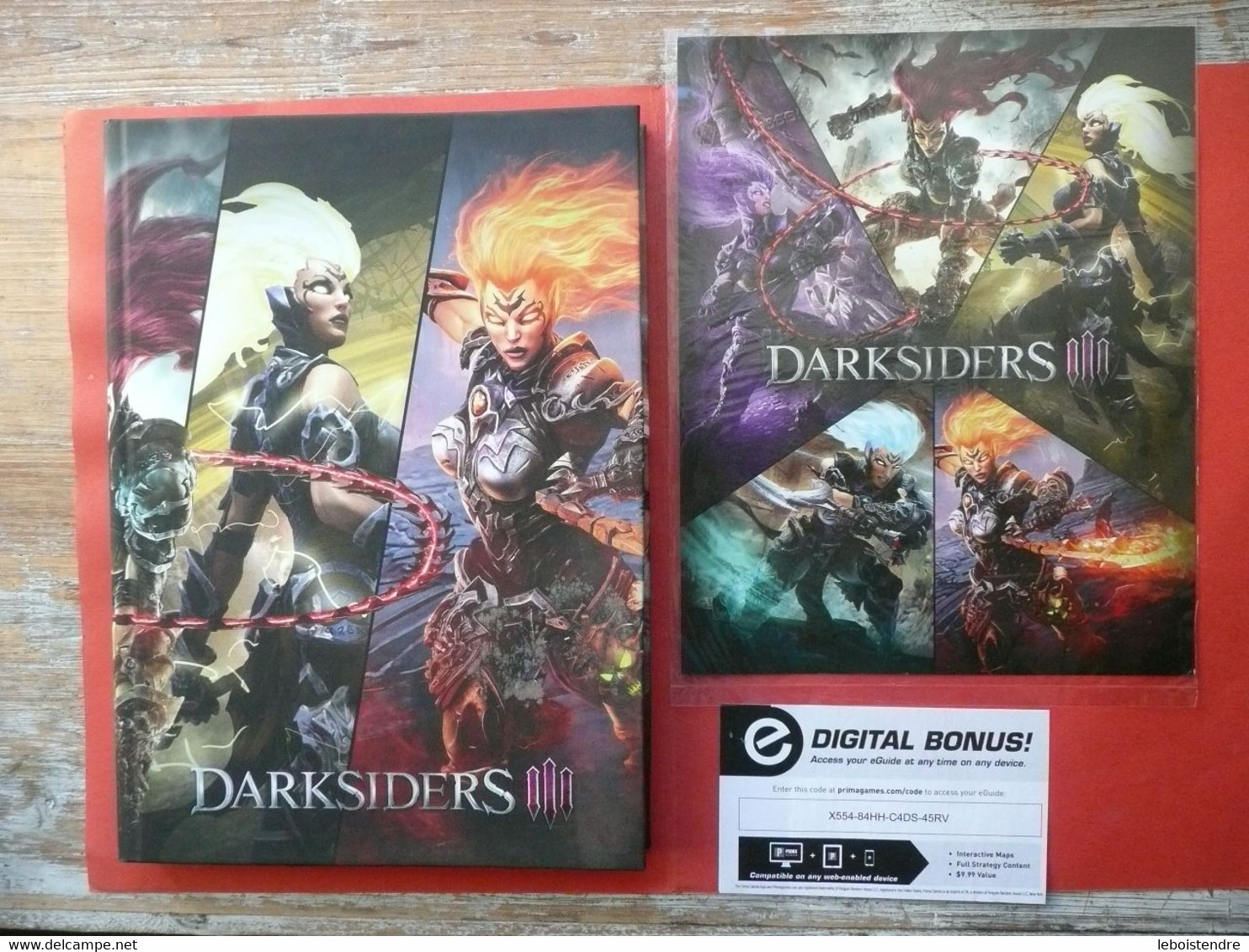 DARKSIDERS 3 LIVRE DU JEUX VIDEO AFFICHETTE SOUS BLISTER CODE POUR BONUS  2018 DK / PRIMA GAMES - Other & Unclassified