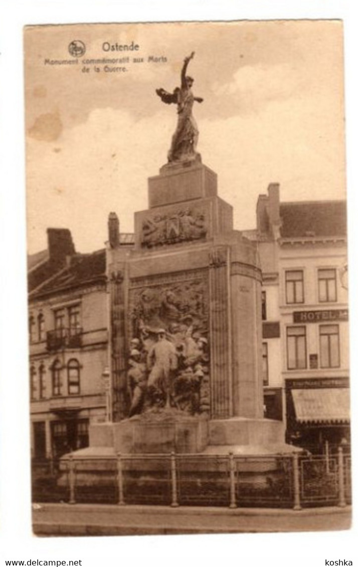 OOSTENDE - Monument Commémoratif Aux Morts De La Guerre - Niet Verzonden - Oostkamp