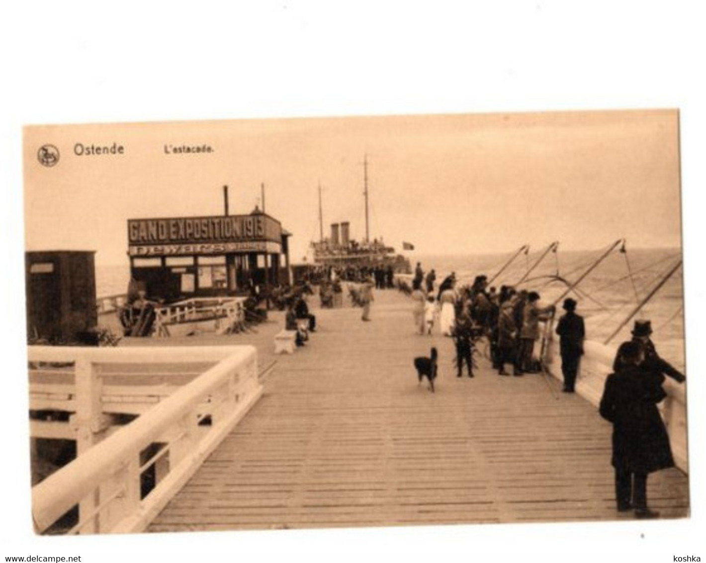 OOSTENDE - L' Estacade - Niet Verzonden - Nels No 40 - 1913 - Oostkamp