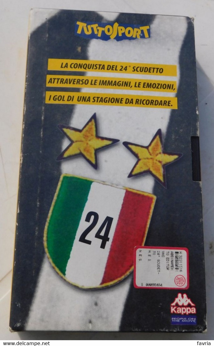 VHS -24 Scudetto Juventus # Tuttosport 1997 - Deporte