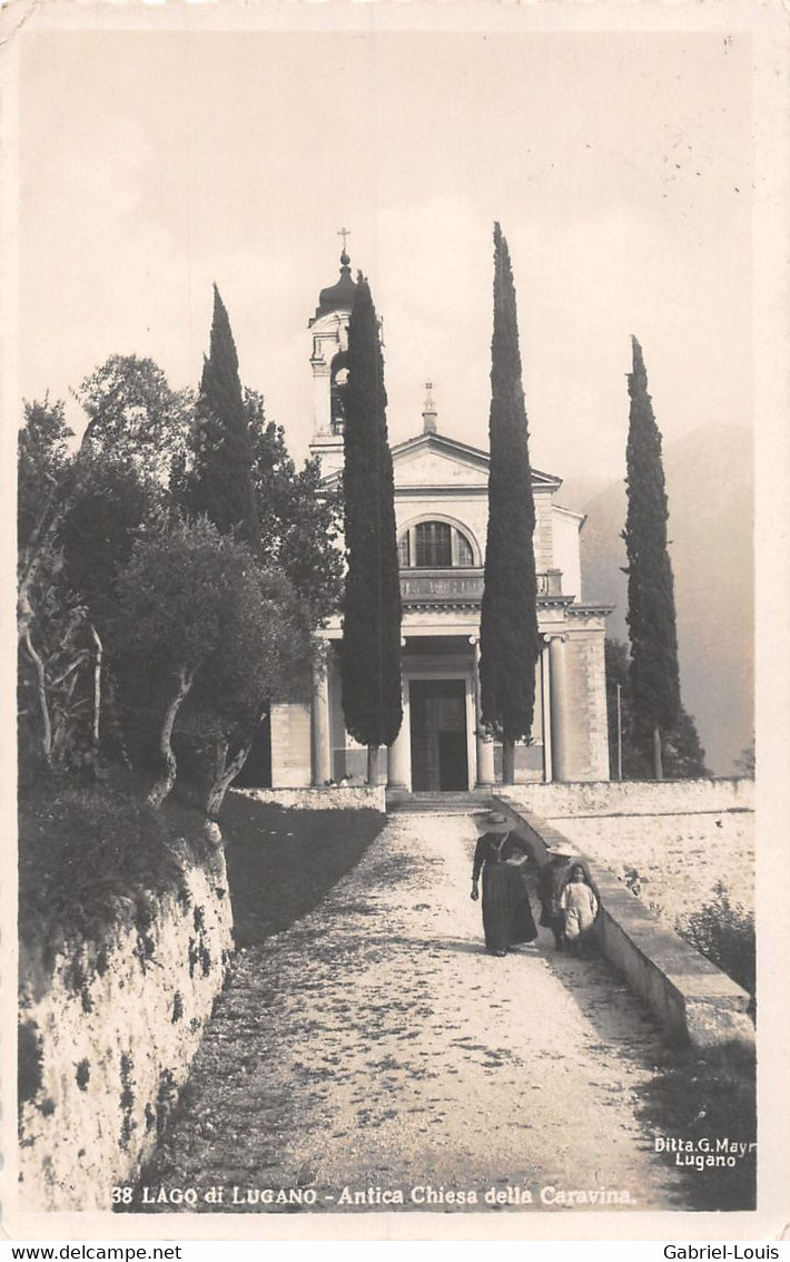 Lago Di Lugano Antica Chiesa Della Caravina - Animée - Lugano