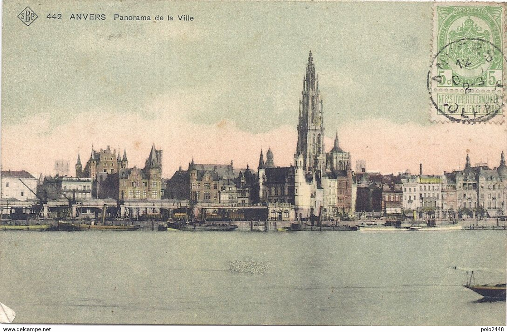 CPA - Anvers - Panorama De La Ville - Avelgem