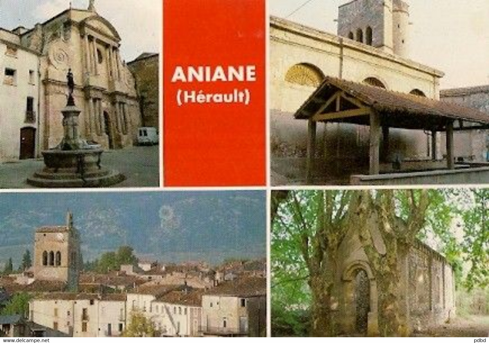 34 . Aniane . 6 Cartes ( 3CPA, 3CPSM ) . Vues Diverses . - Aniane