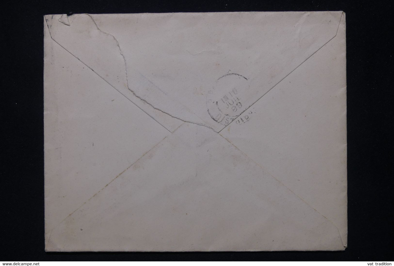ESPAGNE - Enveloppe Pour La France En 1889 - L 79895 - Briefe U. Dokumente