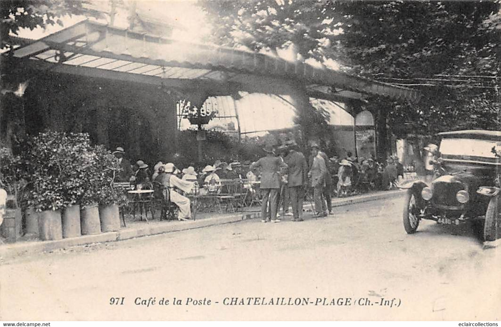 Chatelaillon         17           Café De La Poste      (voir Scan) - Châtelaillon-Plage