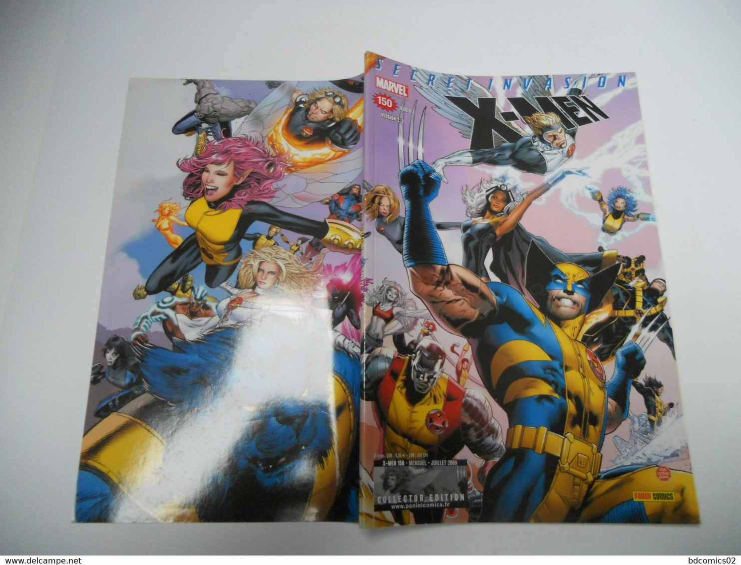 X-Men 150  COLLECTOR N°150 (Version 2/3). Secret Invasion 07/2009 MARVEL PANINI - XMen