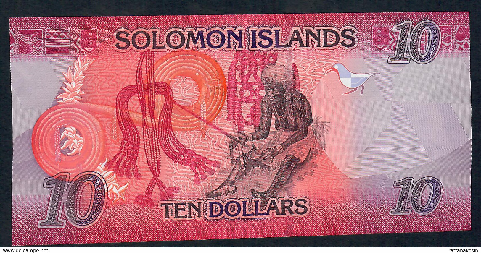 SOLOMONS ISLANDS P33 10 DOLLARS 2017 #A/1  Signature 8 UNC. - Salomonseilanden