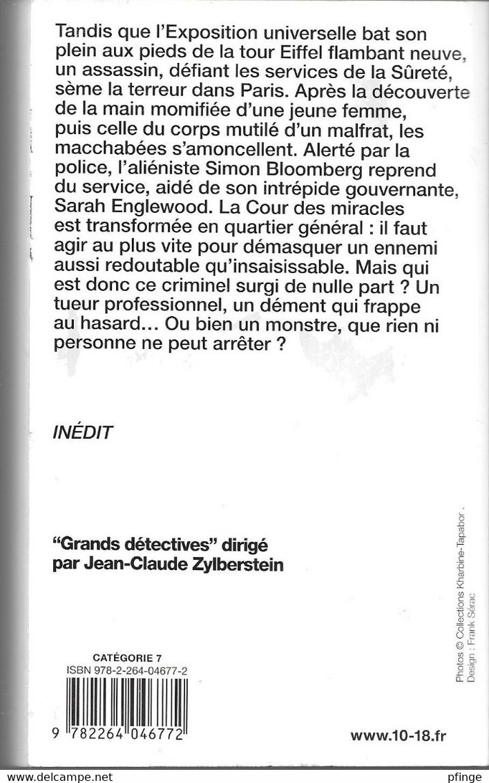 La Main De Gloire Par Jean-Luc Bizien - Collection Grands Détectives 10/18 N°4191 - 10/18 - Grands Détectives