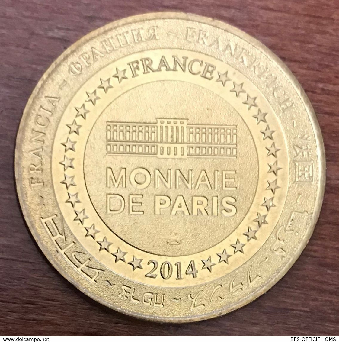 17 MERSCHERS / GIRONDE GROTTES DE RÉGULUS MEDAILLE SOUVENIR MONNAIE DE PARIS 2014 JETON TOURISTIQUE MEDALS COINS TOKENS - 2014