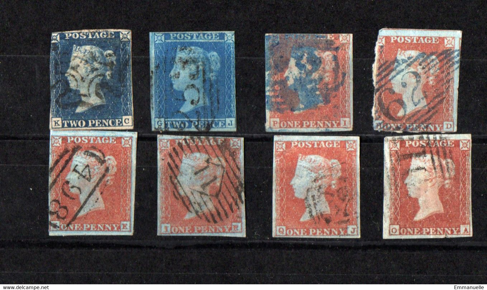 1840 2d Blue SG 4 - 15 - Used Stamps