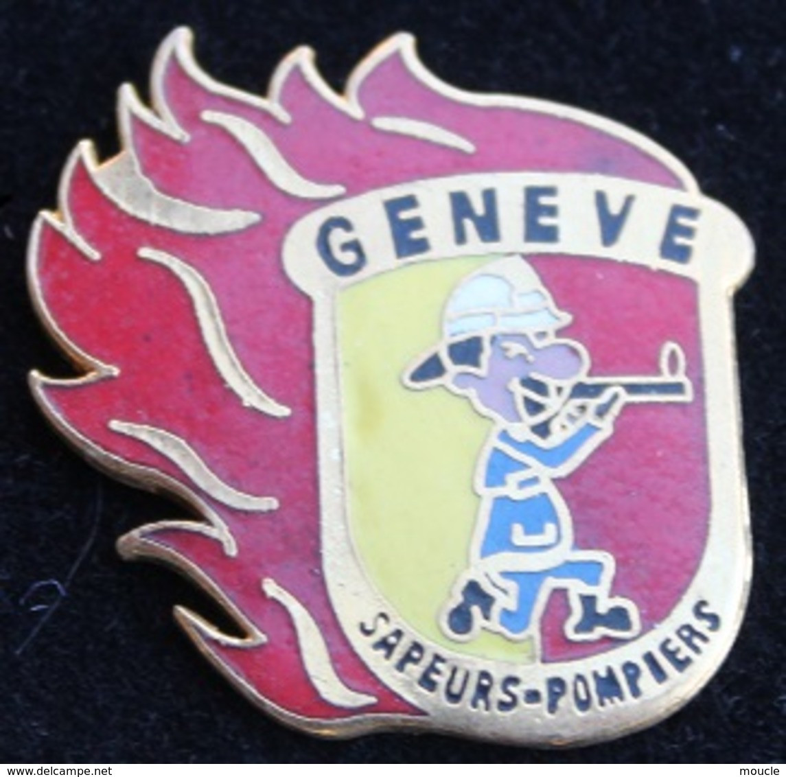 TIR -  SAPEURS POMPIERS DE LA VILLE GENEVE - SUISSE-SCHWEIZER FEUERWEHRMANN-FIREFIGHTER SWISS -   (21) - Pompiers