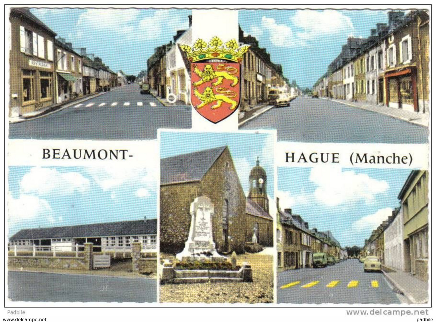 Carte Postale 50.  Beaumont - Hague Trés Beau Plan - Beaumont