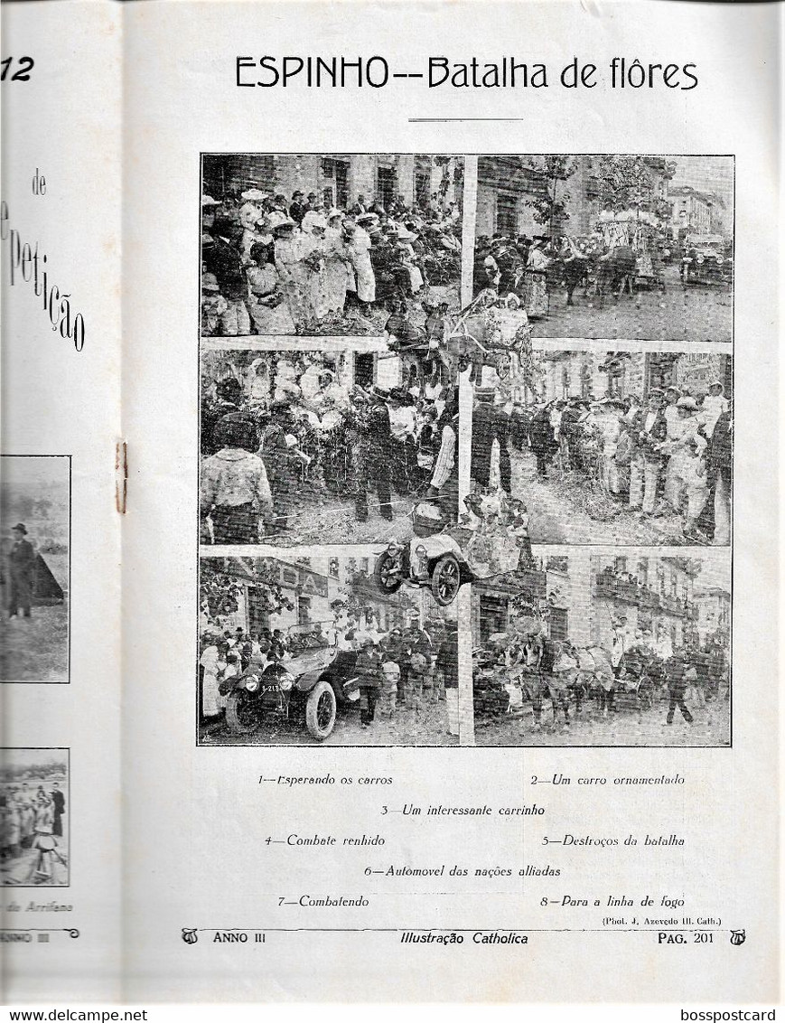 Braga Figueira da Foz Porto Castro Laboreiro Caminha Guarda Espinho Guimarães Vizela Ermesinde Ilustração Católica 1915