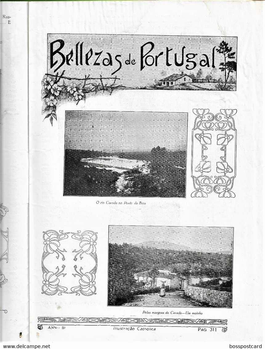Braga - Guimarães - Joane - Revista Ilustração Católica, Nº 124, 1915 - Magazines