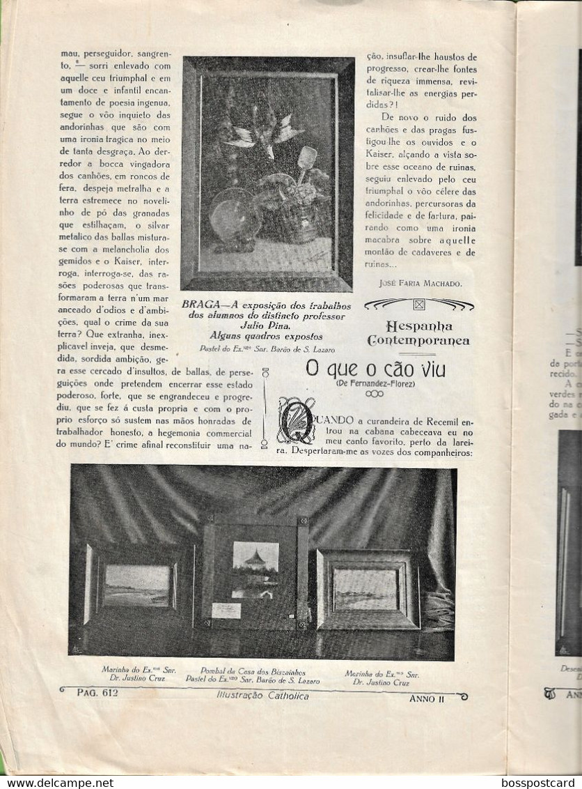 Braga - Coimbra - Lisboa - Revista Ilustração Católica, Nº 91, 1915 - Magazines