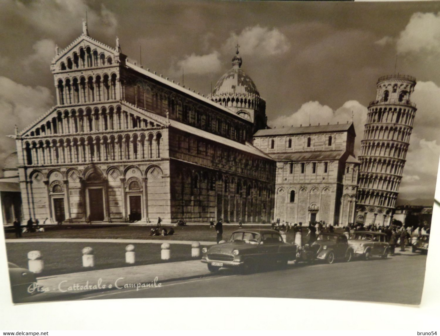 Cartolina Pisa Cattedrale E Campanile Auto D'epoca 1964 - Pisa