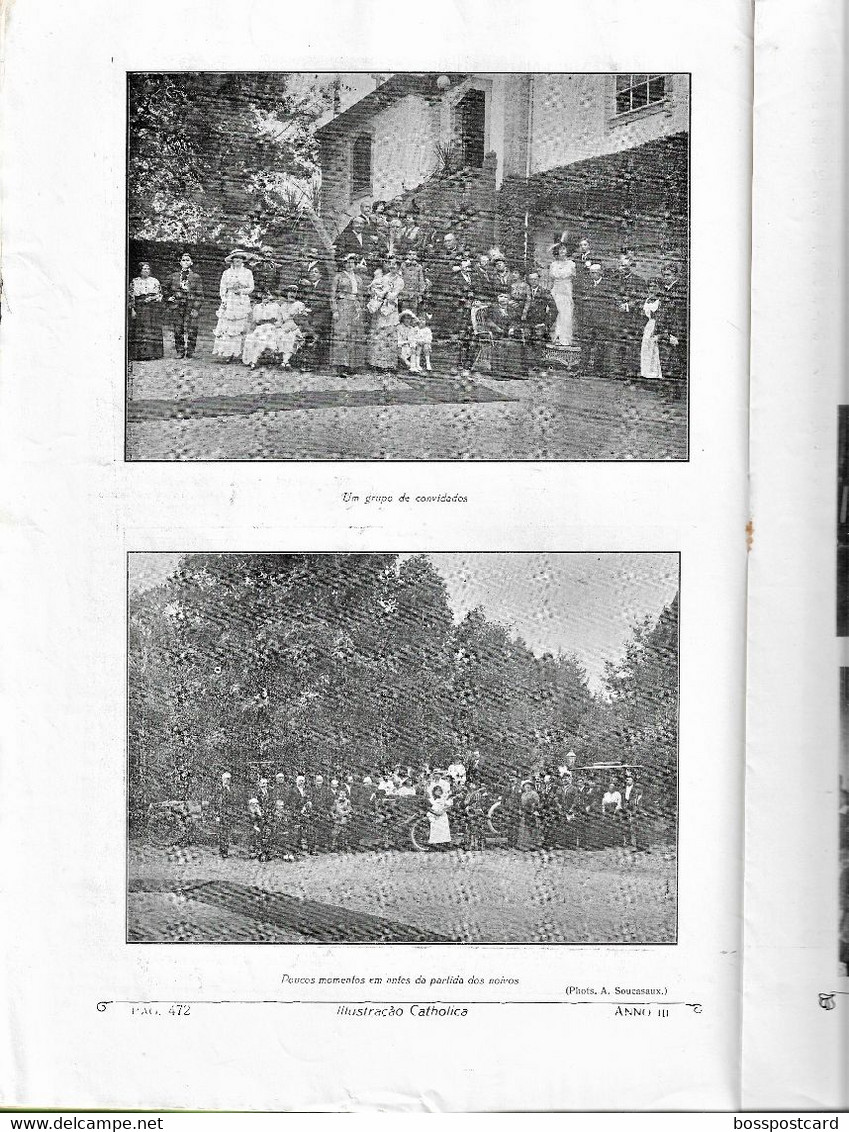 Braga - Barcelos - Portalegre - Penafiel - Revista Ilustração Católica Nº 134, 1916 - Magazines