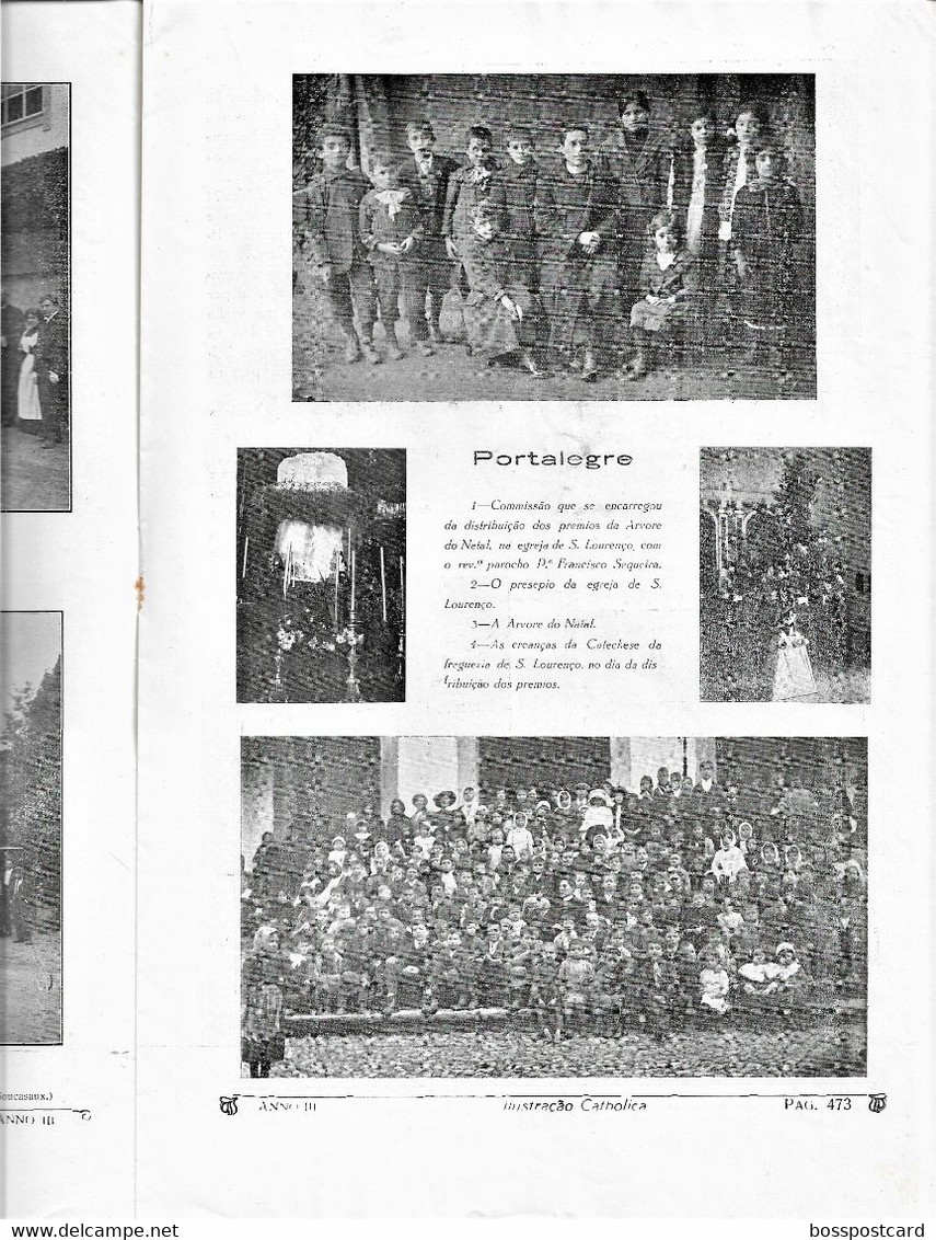 Braga - Barcelos - Portalegre - Penafiel - Revista Ilustração Católica Nº 134, 1916 - Zeitungen & Zeitschriften