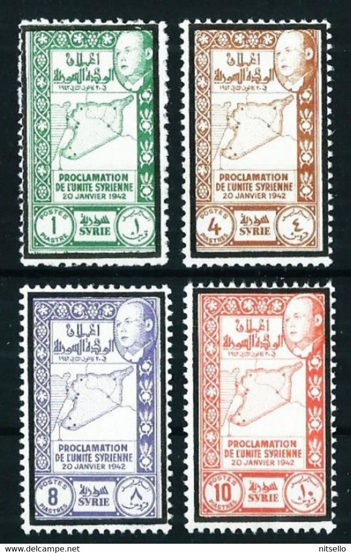 LOTE 1816 /// (C150)SIRIA COLONIA // YVERT: 271/274 NSG  CATAL/COTE: 10,80€  - ¡¡¡ OFERTA - LIQUIDATION - JE LIQUIDE !!! - Unused Stamps