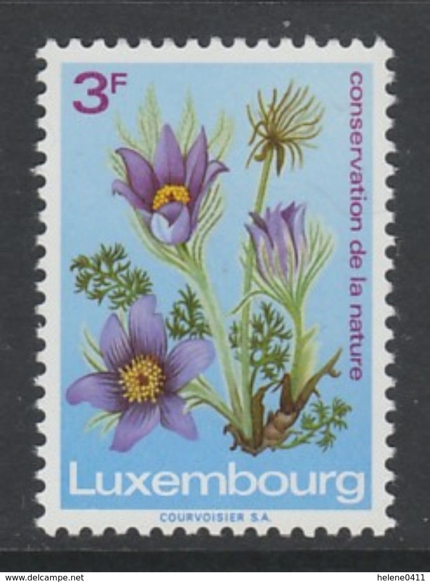 TIMBRE NEUF DU LUXEMBOURG - ANEMONE PULSATILLE N° Y&T 754 - Other & Unclassified