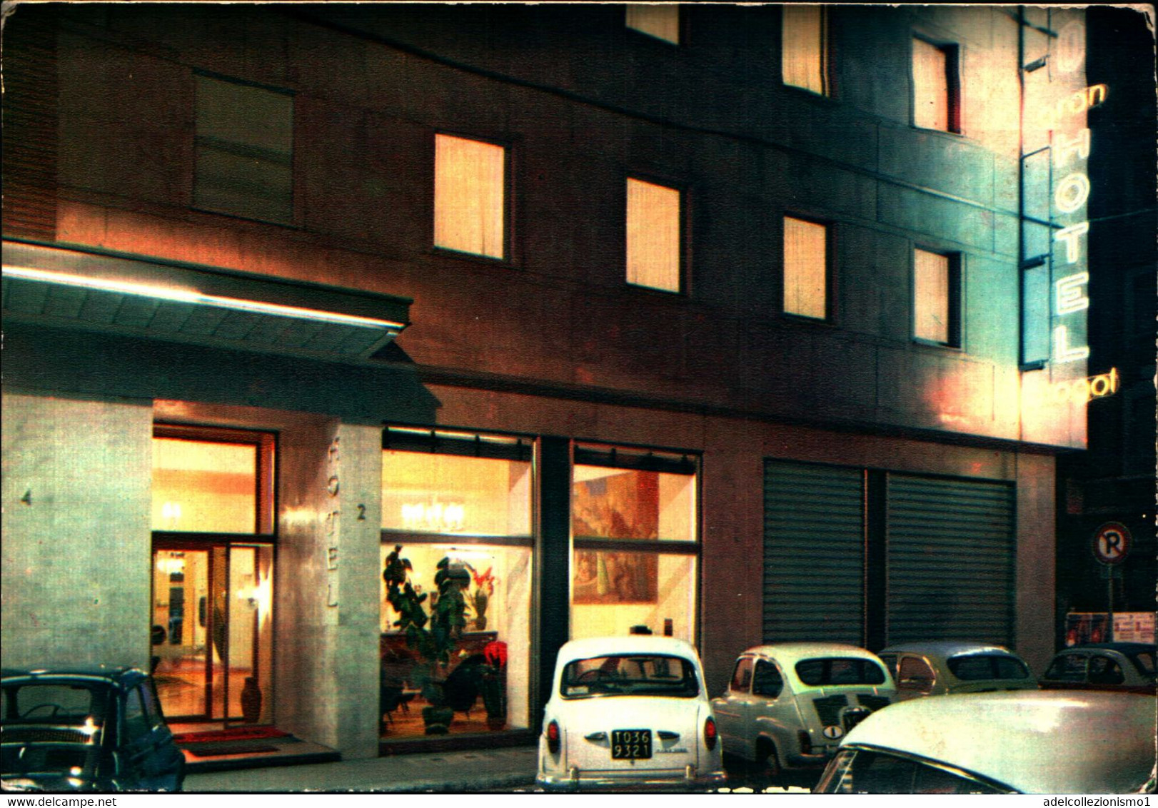 24742) CARTOLINA DI TORINO-NUOVO HOTEL GRAN MOGOL-VIAGGIATA - Cafés, Hôtels & Restaurants