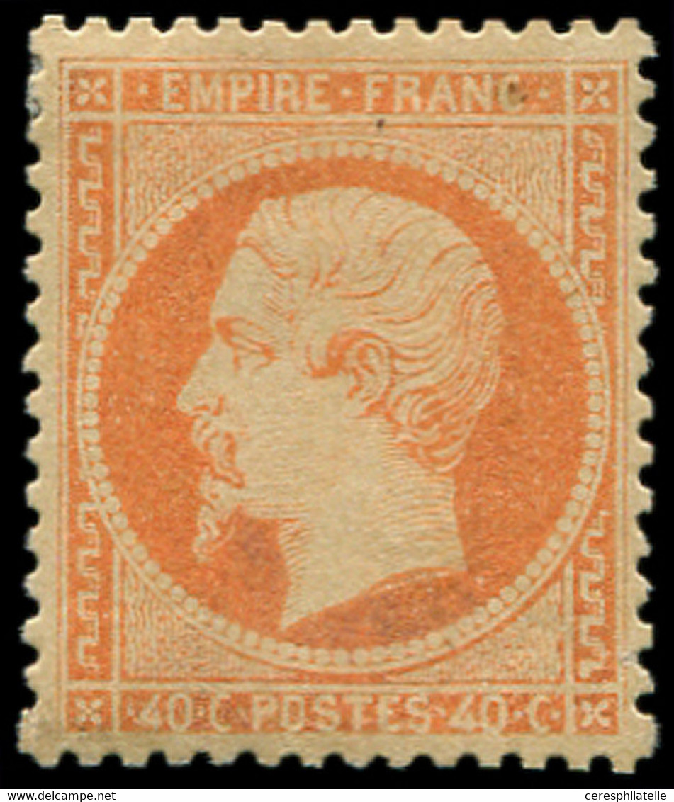 * EMPIRE DENTELE - 23   40c. Orange, Frais Et TB. Br - 1862 Napoleone III